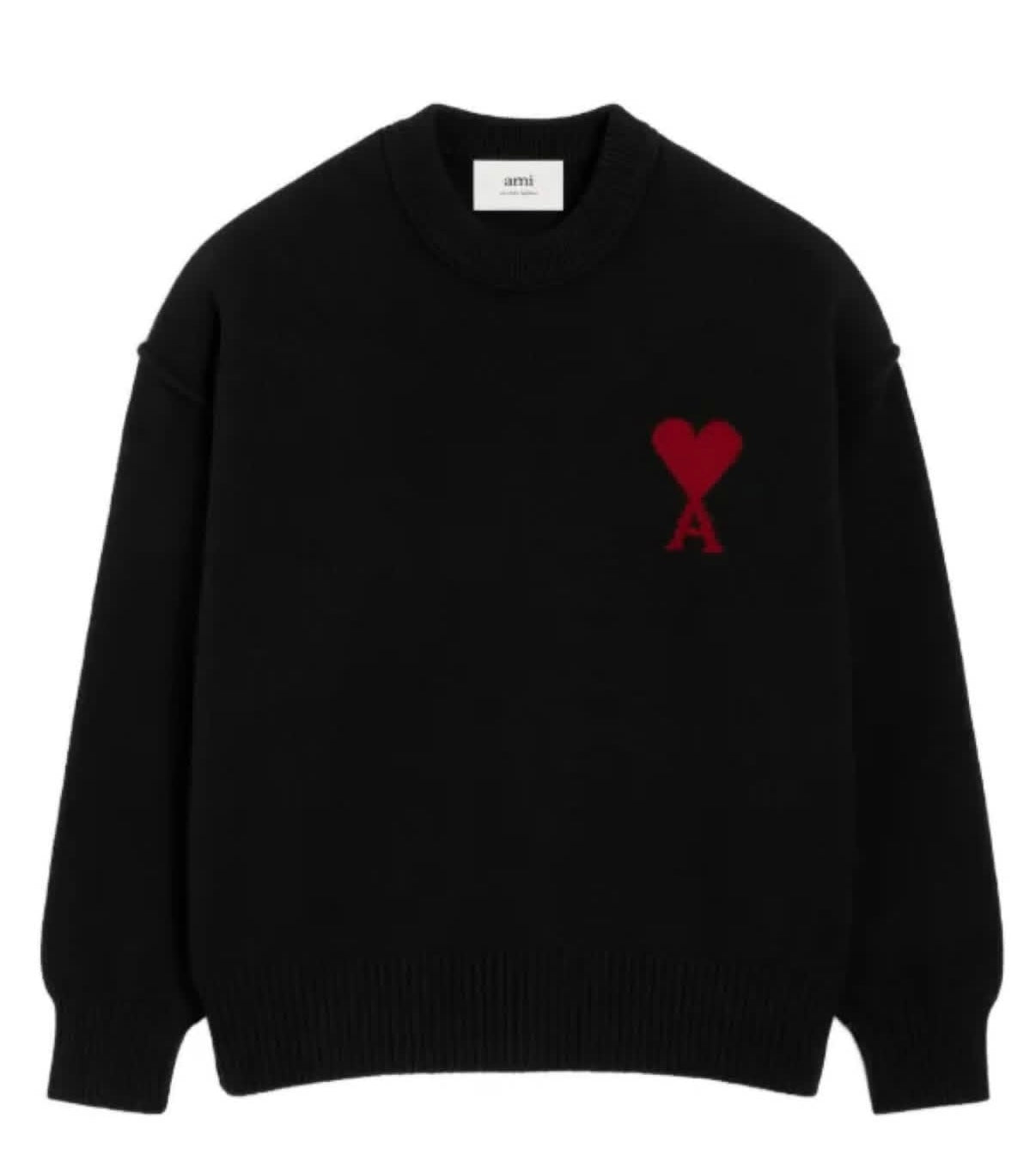 Ami Paris Black Sweatshirt