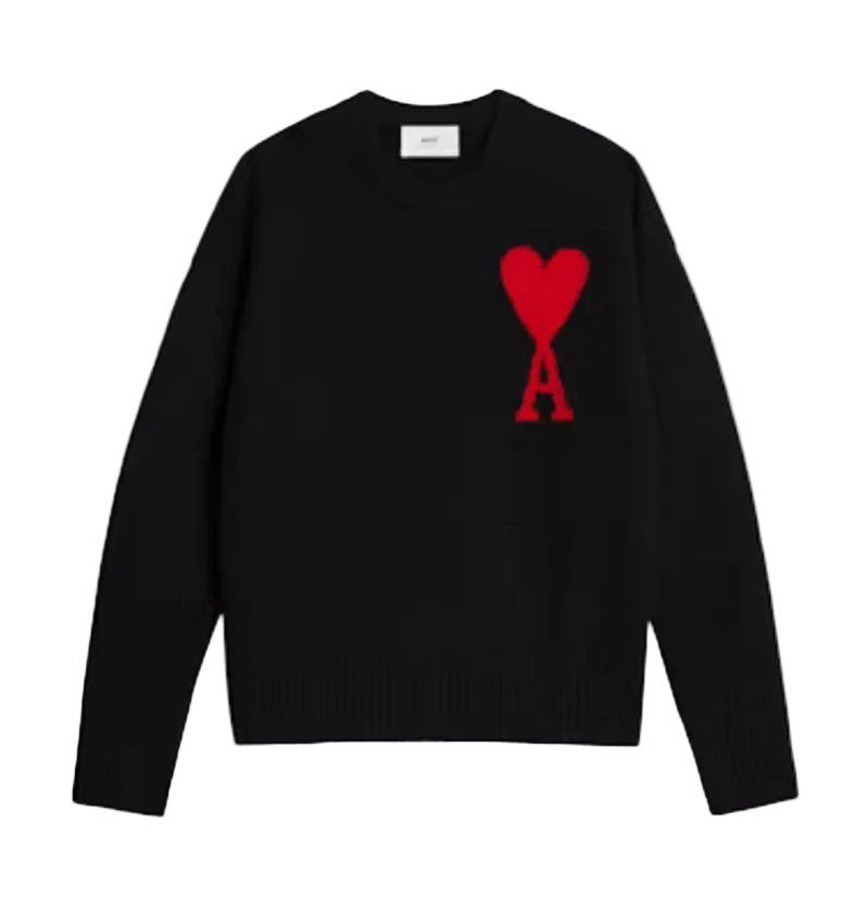 Ami Paris Black Sweater