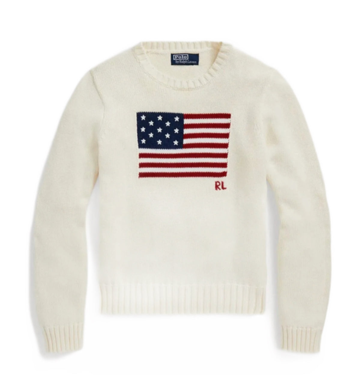 RL White Flag Sweatshirt